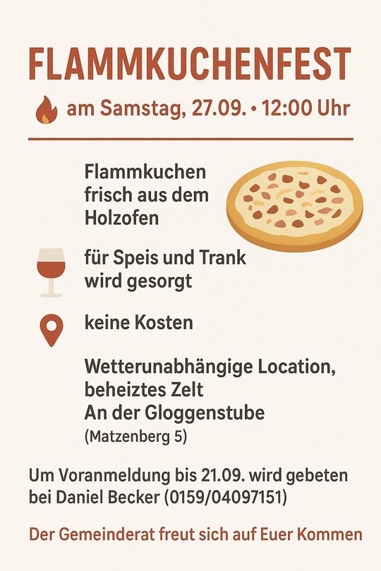 Flammkuchenfest