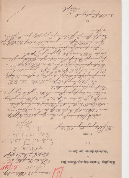 Datei:Abschrift eines Schreibens der kÃ¶niglichen Flurbereinigungskommisoin vom 12 Oktober 1889.jpg