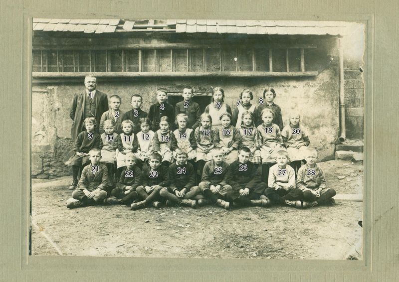 Datei:Volksschule Blaubach ca 1924.jpg